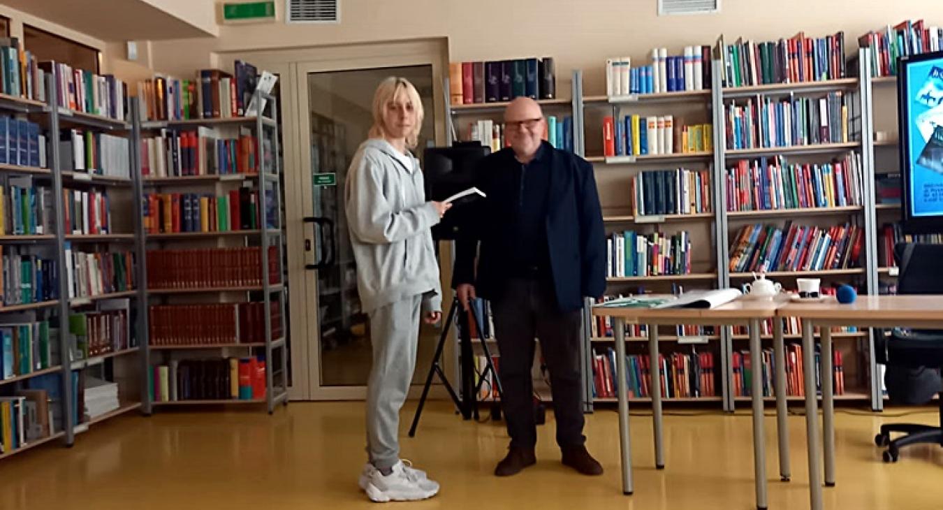 Spotkanie autorskie w Bibliotece im. prof. Mariana Walczaka ANS w Koninie