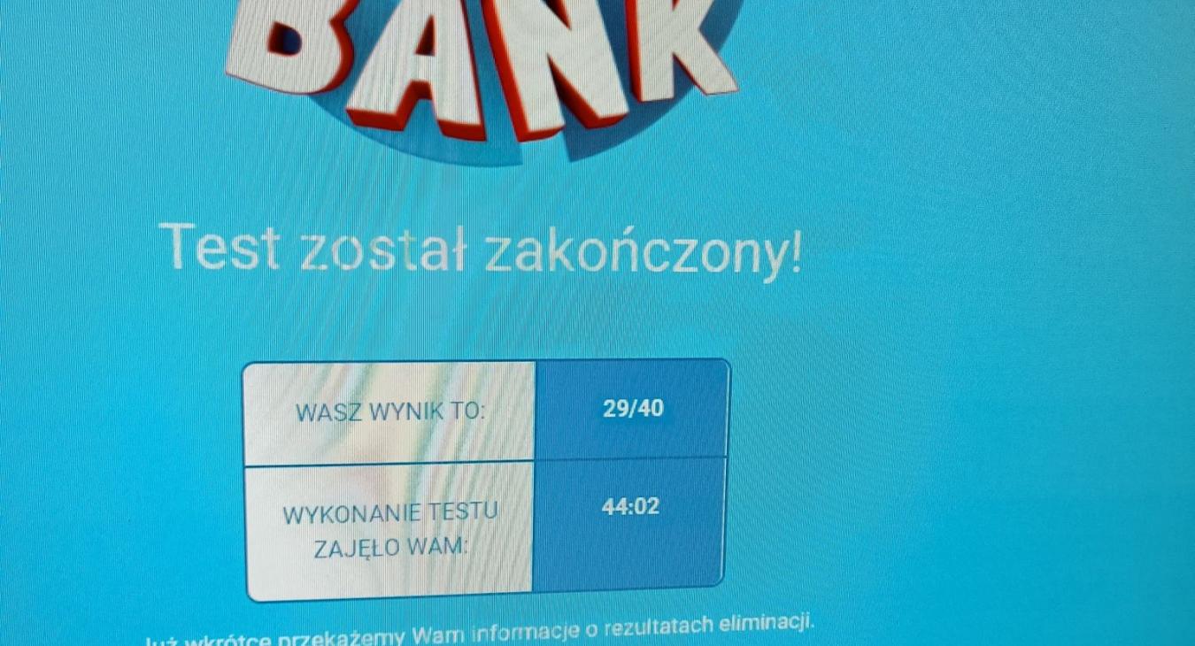 Liczymy na ,,Sukces na bank”