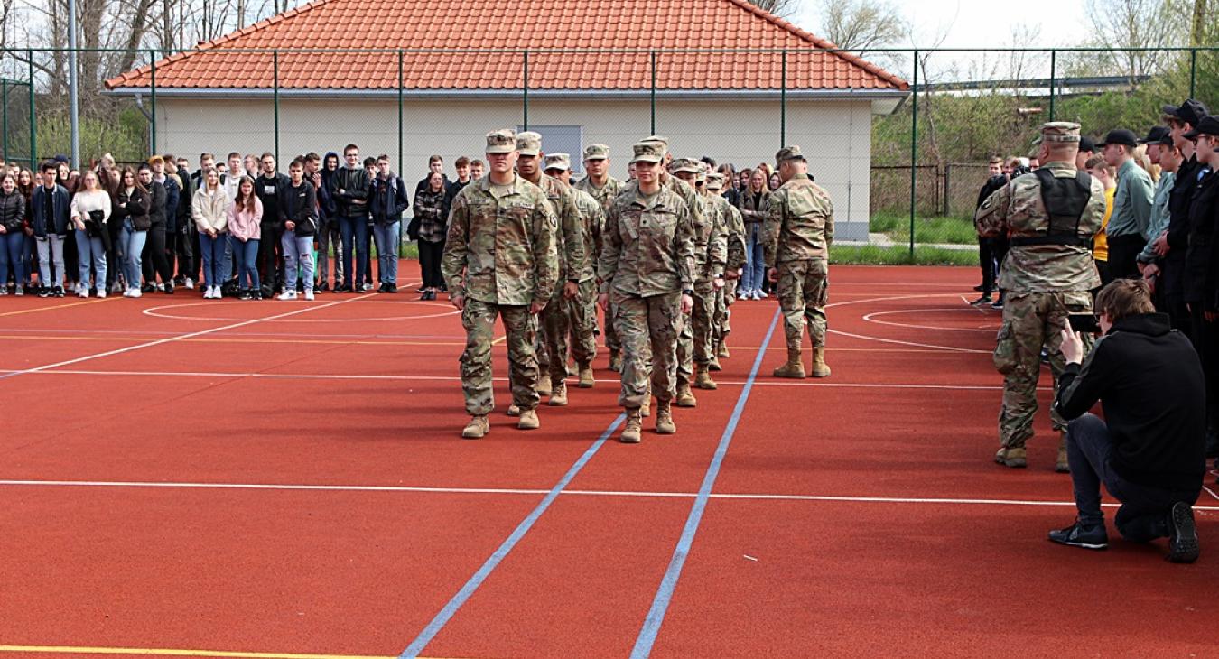 Gwardia Narodowa Stanów Zjednoczonych - Musztra Paradna