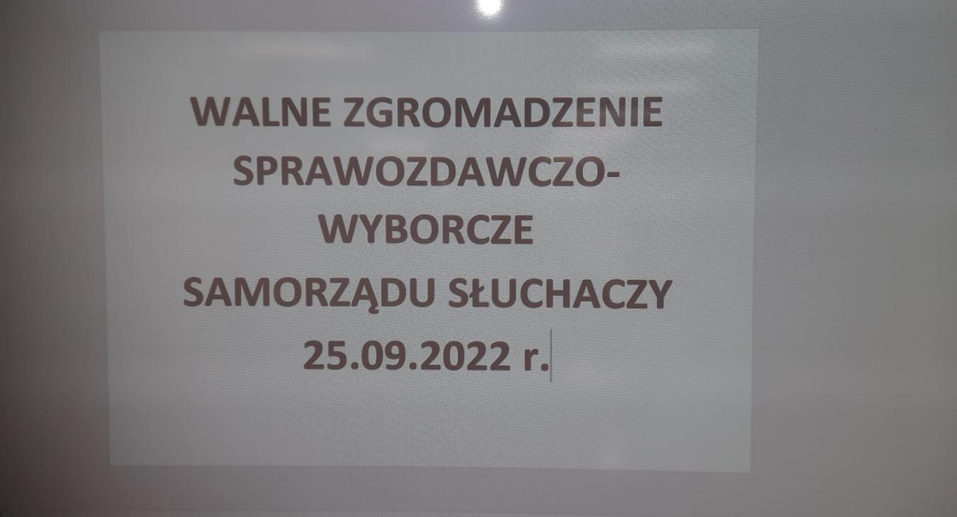 Wybory do Samorządu Słuchaczy