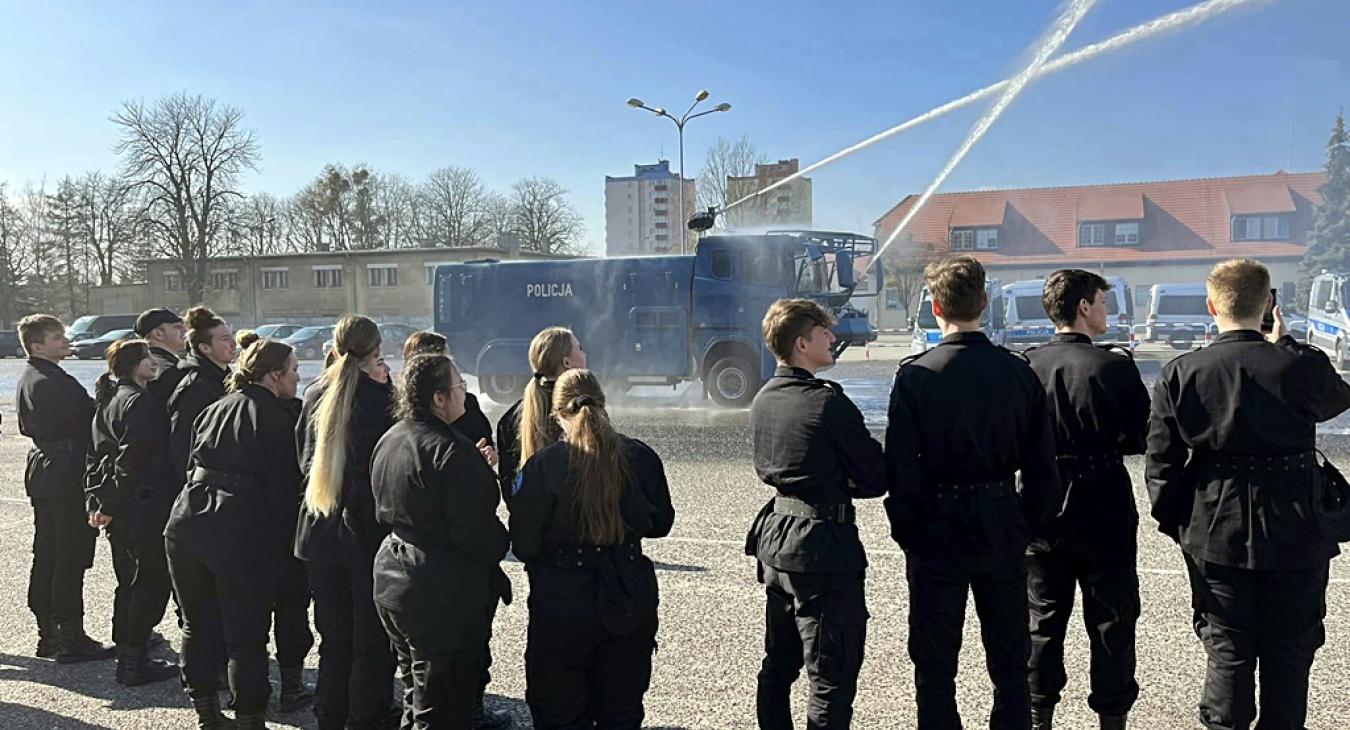 Wycieczka do Wojewódzkiej Komendy Policji w Poznaniu