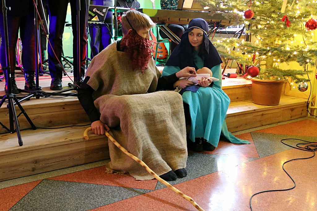 Spotkanie wigilijne pracowników ZSCKU 22.12.2023 r.